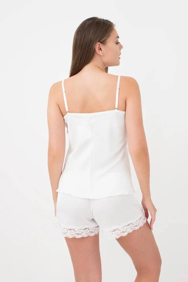 Пижама женская с шортами HELENA 6007/051 Giulia (milk), белый