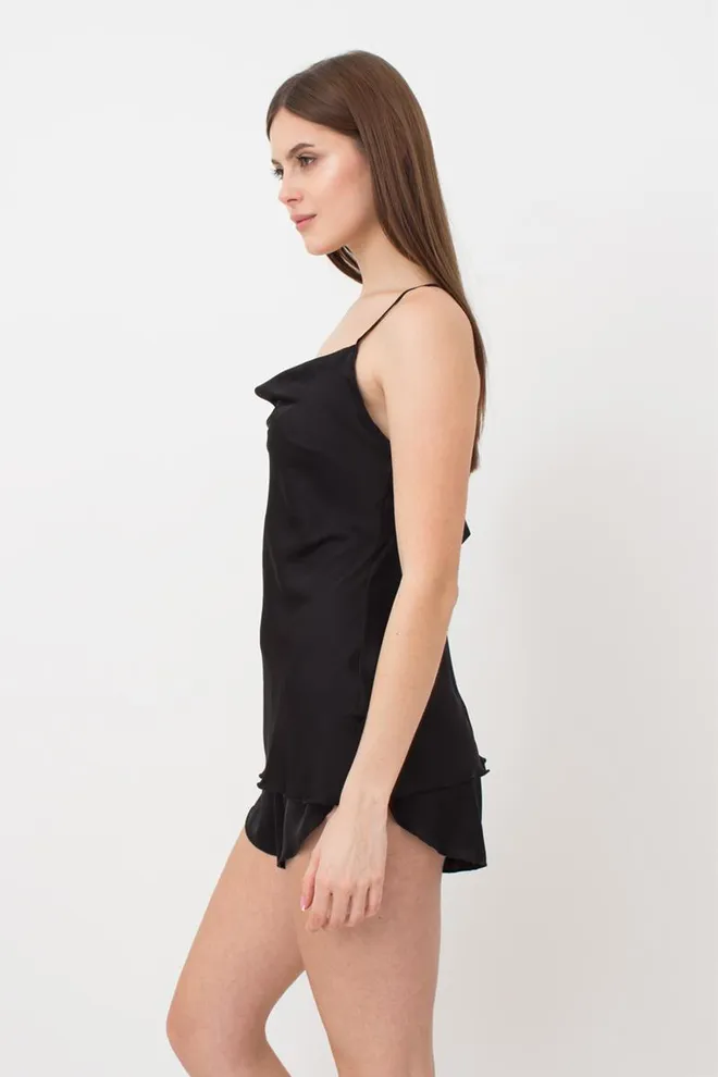 Пижама женская с шортами Helena 6031/050 Giulia (black)