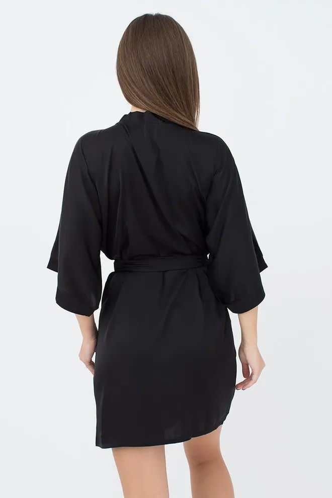 Халат женский Helena 7205/050 Giulia (black)