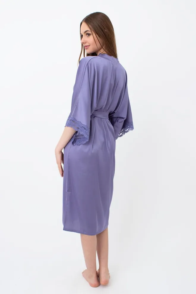 Халат женский на запа́х Helena 7214/051 Giulia (violet)