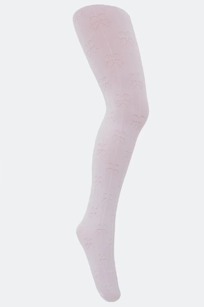 Детские колготки с бантиками Holly shine 80 den model 1 Giulia (bianco)