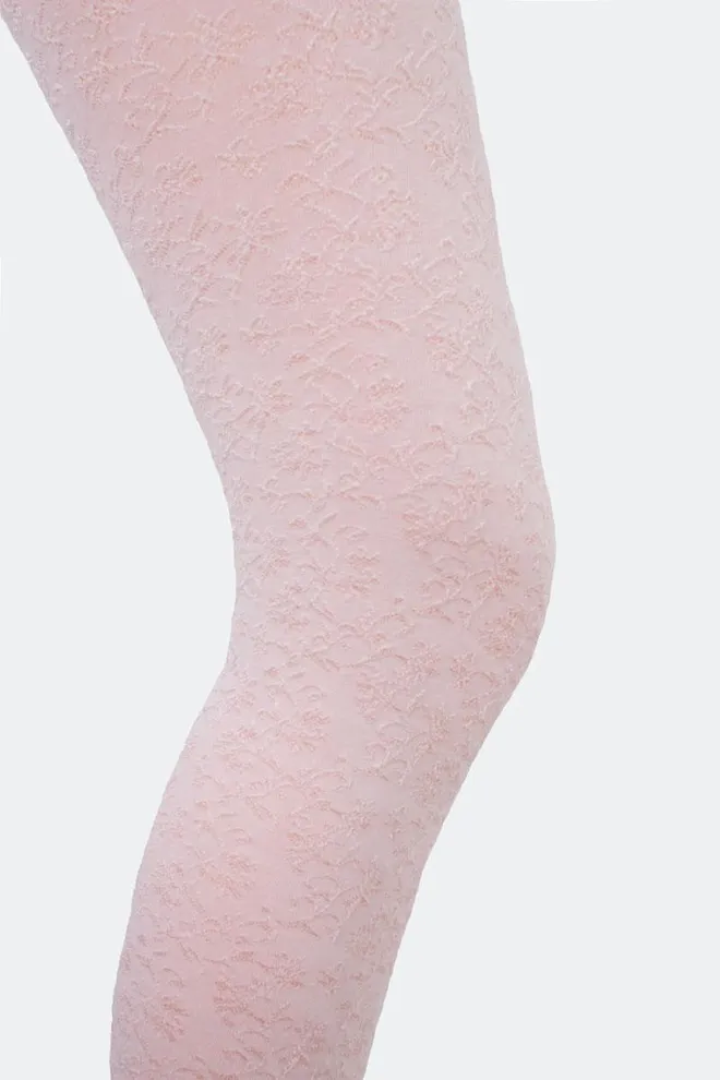 Детские колготки с ажурным рисунком Holly Shine 80 den model 2 Giulia (bianco), белый
