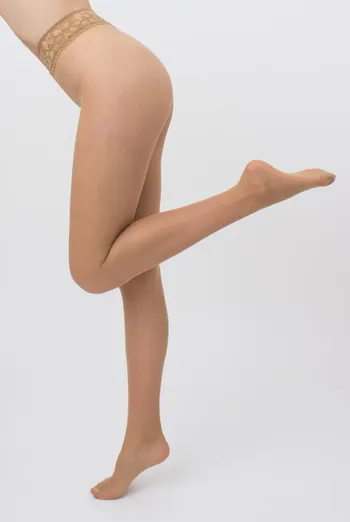 Классические колготки с силиконовым поясом Impresso 20 den Giulia (daino), бежевый
