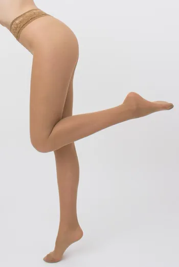 Классические колготки с силиконовым поясом Impresso 40 den Giulia (daino), бежевый
