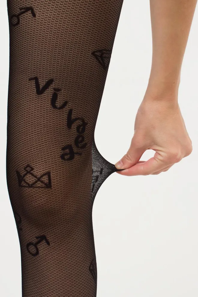 Колготки с принтом Influence 40 den model 2 Giulia (nero)