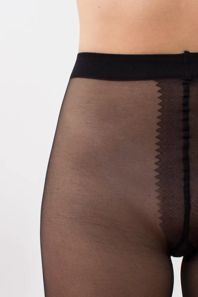 Колготки с надписью Inscription 20 den model 1 Giulia (nero)