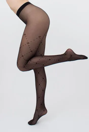 Колготки с принтом Insomnia 20 den model 3 Giulia (nero)