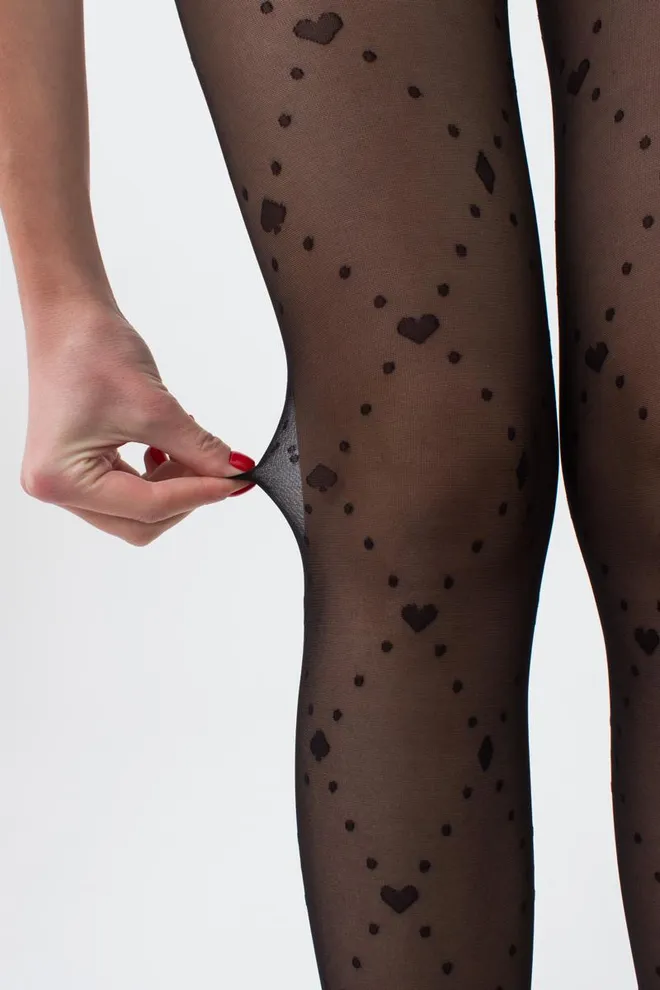 Колготки с принтом Insomnia 20 den model 3 Giulia (nero)