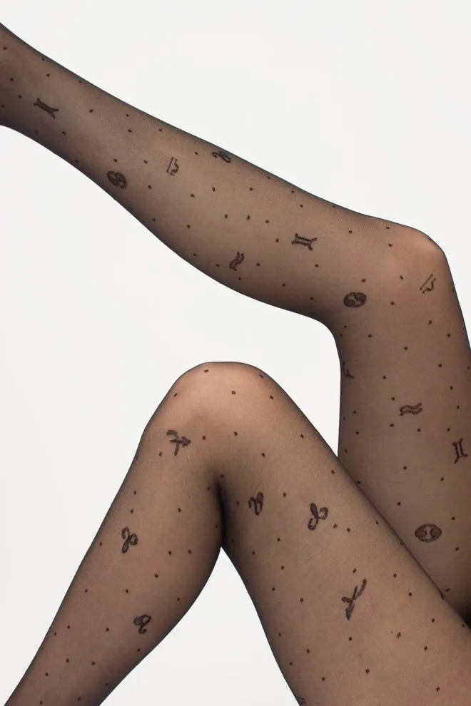 Колготки с принтом знаки зодиака Insomnia 20 den model 4 Giulia (nero)