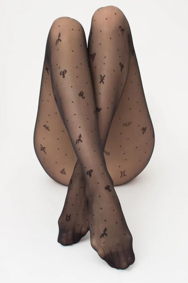 Колготки с принтом знаки зодиака Insomnia 20 den model 4 Giulia (nero)