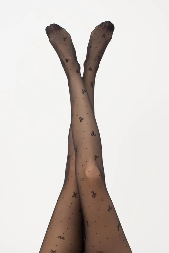 Колготки с принтом знаки зодиака Insomnia 20 den model 4 Giulia (nero)