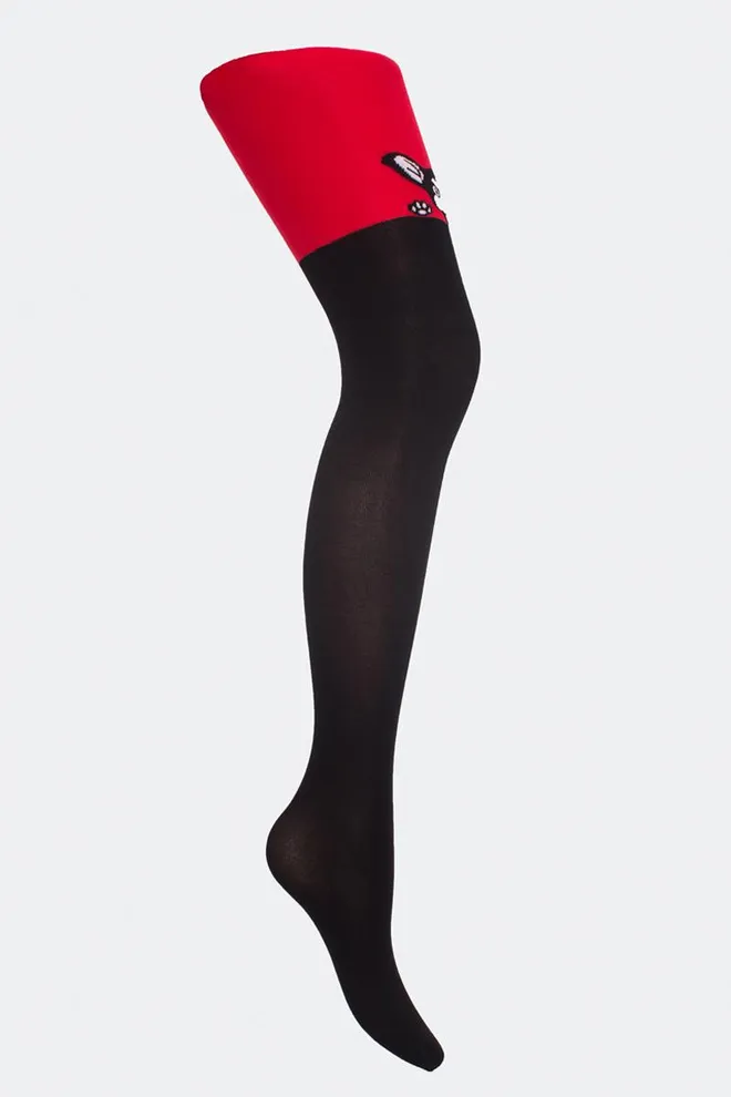 Детские колготки с рисунком Janis 80 model 1 Giulia (scarlet)