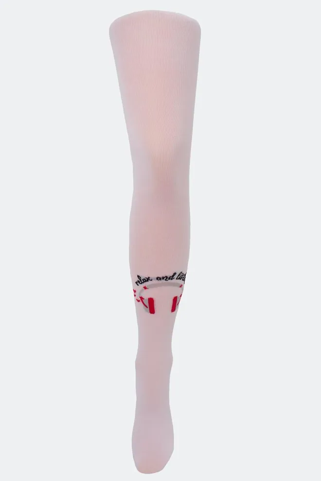 Детские колготки с рисунком Kerry 80 den model 4 Giulia (bianco), белый