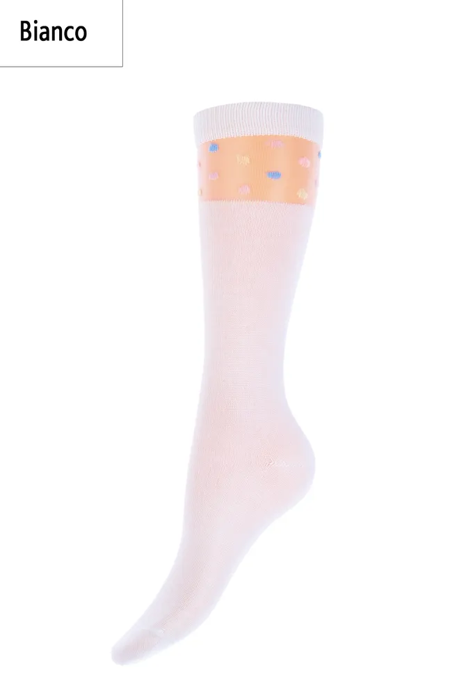 Дитячі гольфи шкільні Kgm 005 Giulia (white)