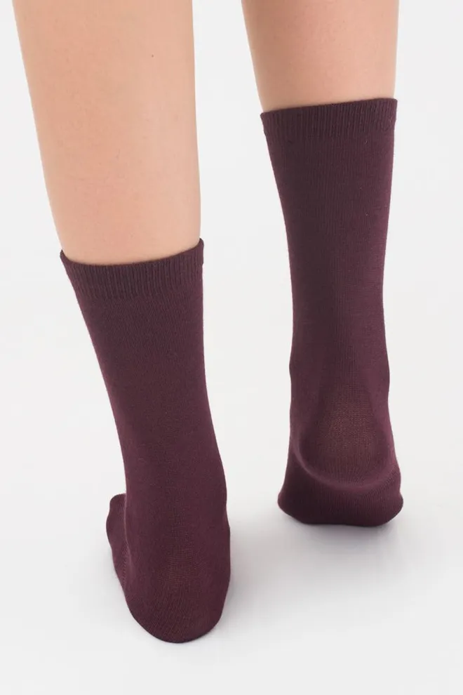 Детские гольфы KG color Giulia (marsala)