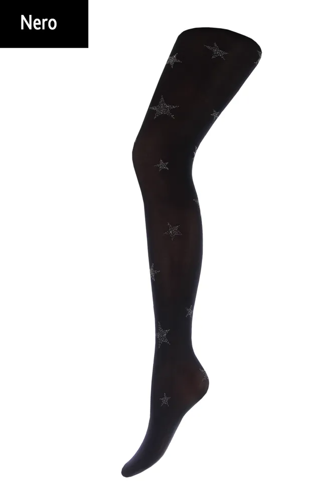 Детские колготки со звездами Kristal 70 den model 1 Giulia (nero)