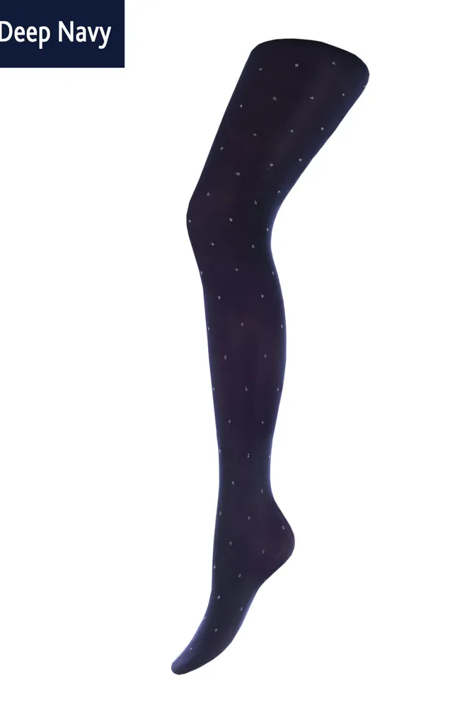 Детские колготки в горох Kristal 70 den model 2 Giulia (deep navy)