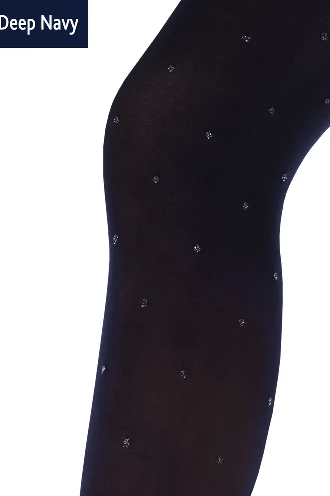 Детские колготки в горох Kristal 70 den model 2 Giulia (deep navy)