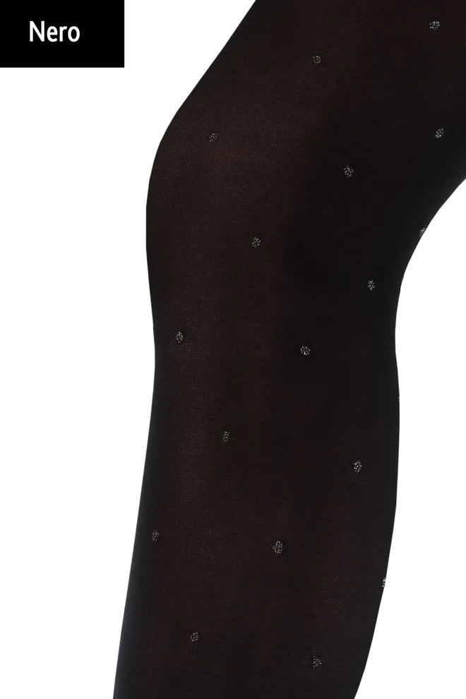 Детские колготки в горох Kristal 70 den model 2 Giulia (nero)