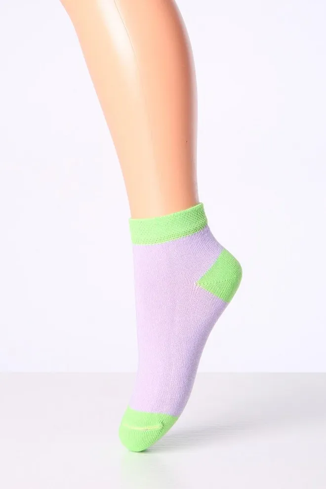 Шкарпетки дитячі з совами Kss Komplekt 002 Giulia 2 пары (yellow/lilac)