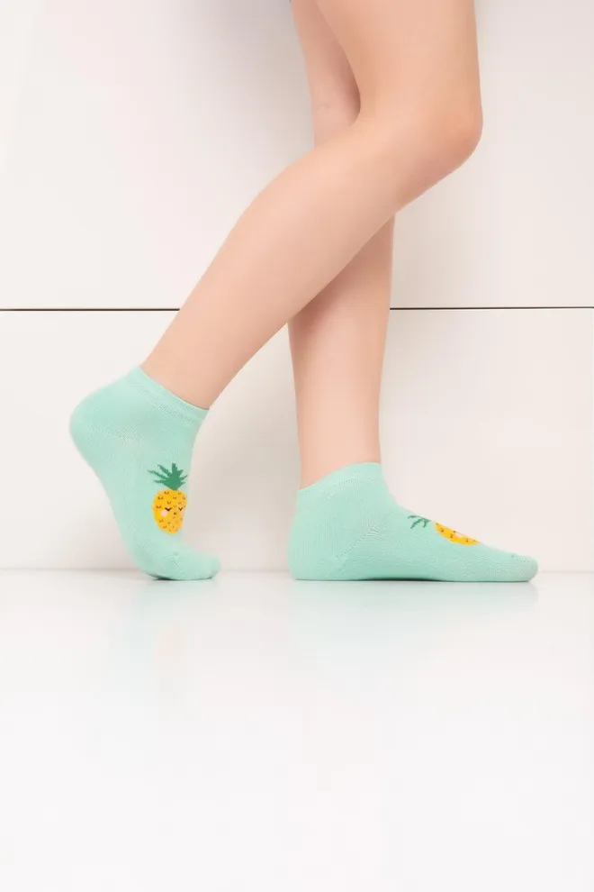 Шкарпетки дитячі короткі KSS komplekt-004 Giulia 2 пари (baby blue/mentol)