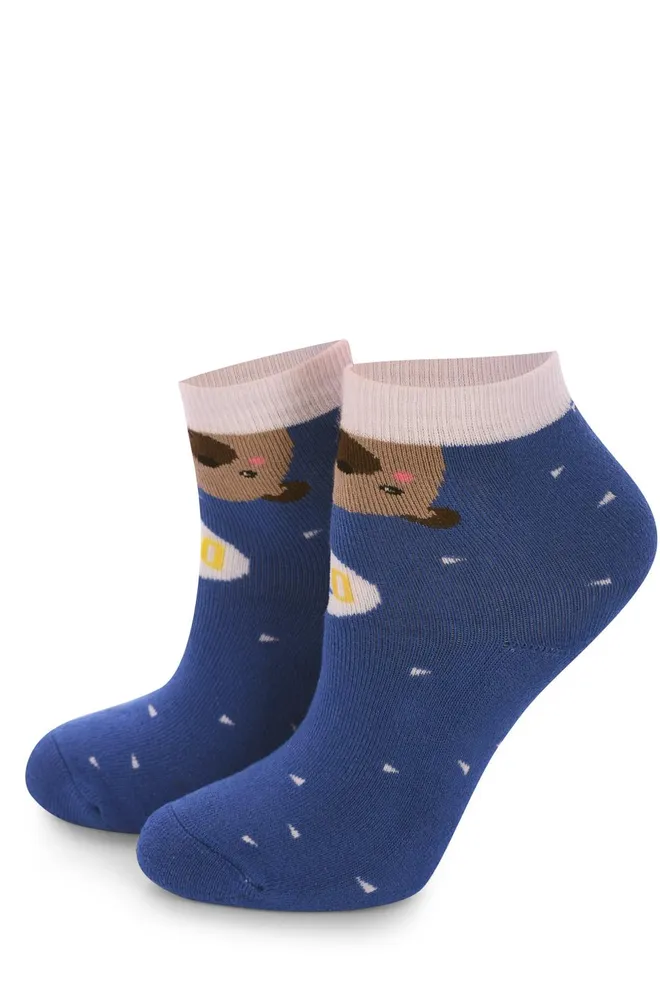 Носки детские короткие с махрой Ks2c/te-004 Giulia (denim)