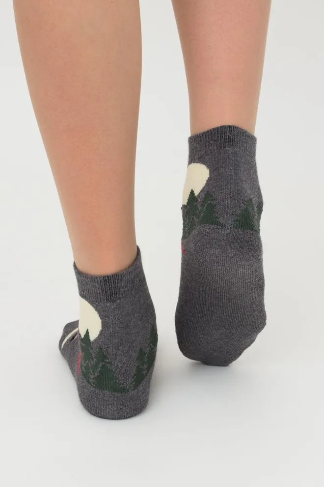 Носки детские с махрой Ks3m/te-006 Giulia (dark grey melange)