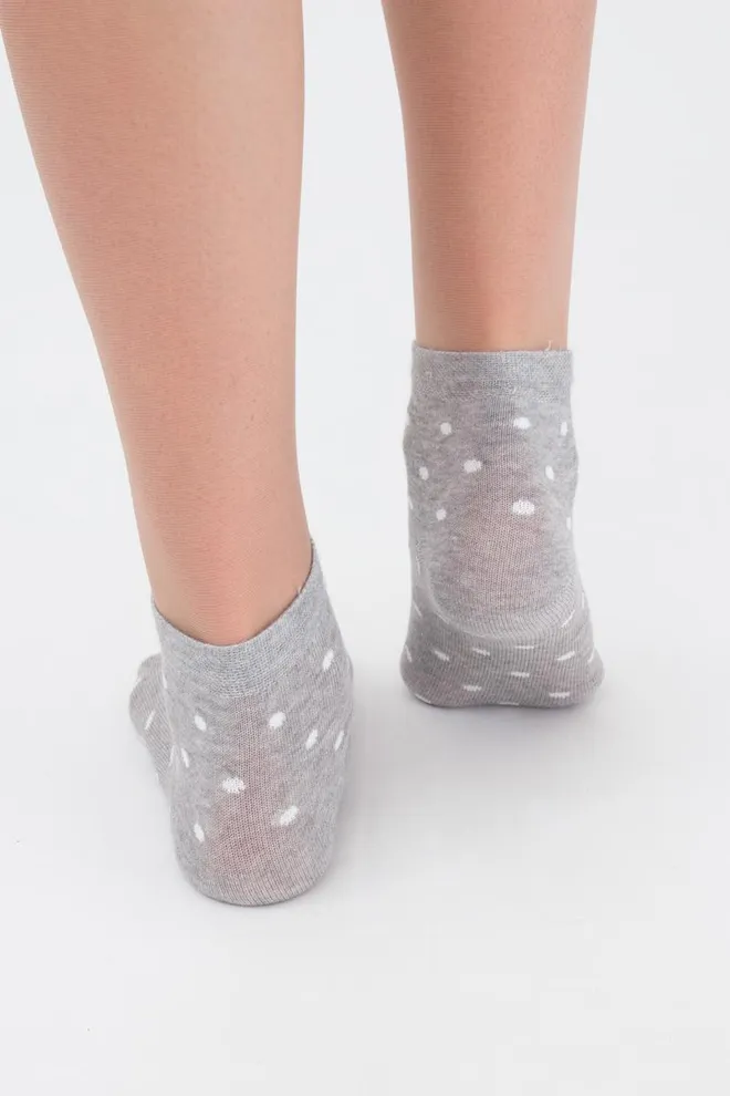 Носки детские короткие Ks2 classic + Ks2 basic 001 Giulia 2 пары (light grey melange)