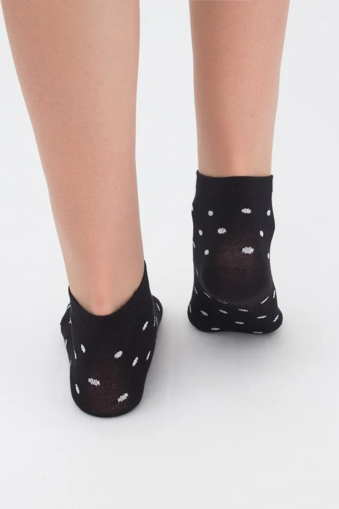 Носки детские короткие Ks2 classic + Ks2 basic 001 Giulia 2 пары (black)