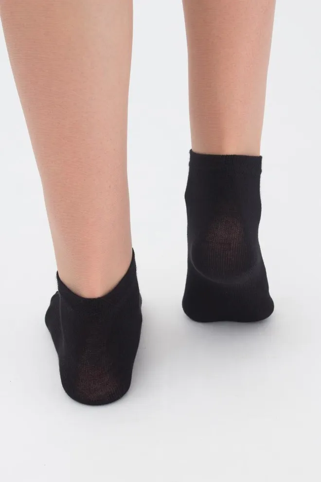 Носки детские короткие Ks2 classic + Ks2 basic 001 Giulia 2 пары (black)
