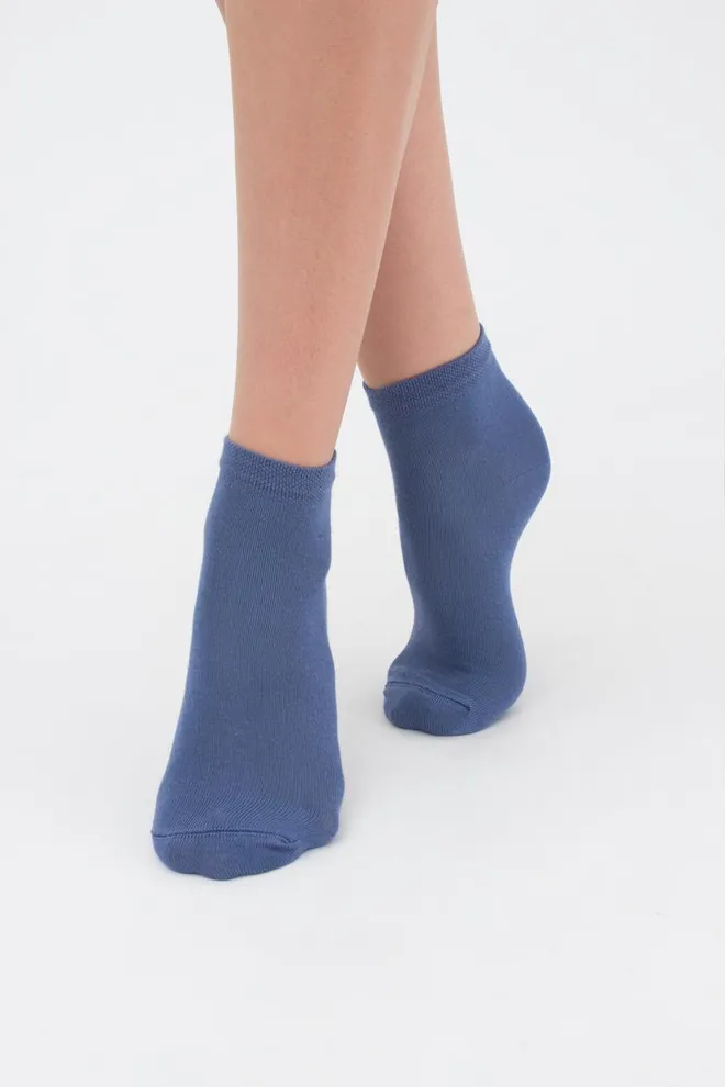 Носки детские короткие Ks2 classic + Ks2 basic 002 Giulia 2 пары (jeans)