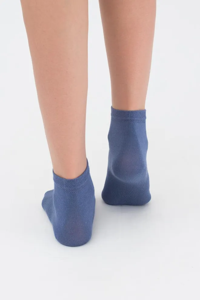 Носки детские короткие Ks2 classic + Ks2 basic 002 Giulia 2 пары (jeans)