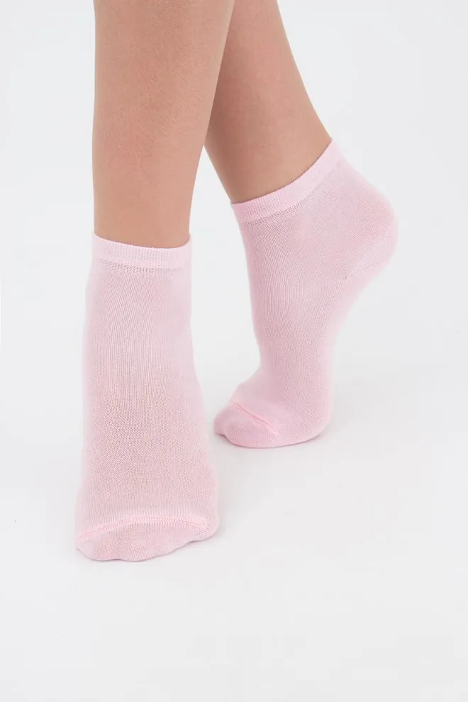 Носки детские короткие Ks2 classic Giulia 2 пары (light grey melange/pearl)