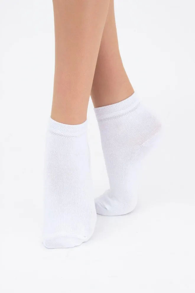 Носки детские короткие Ks2 classic Giulia 2 пары (black/white)