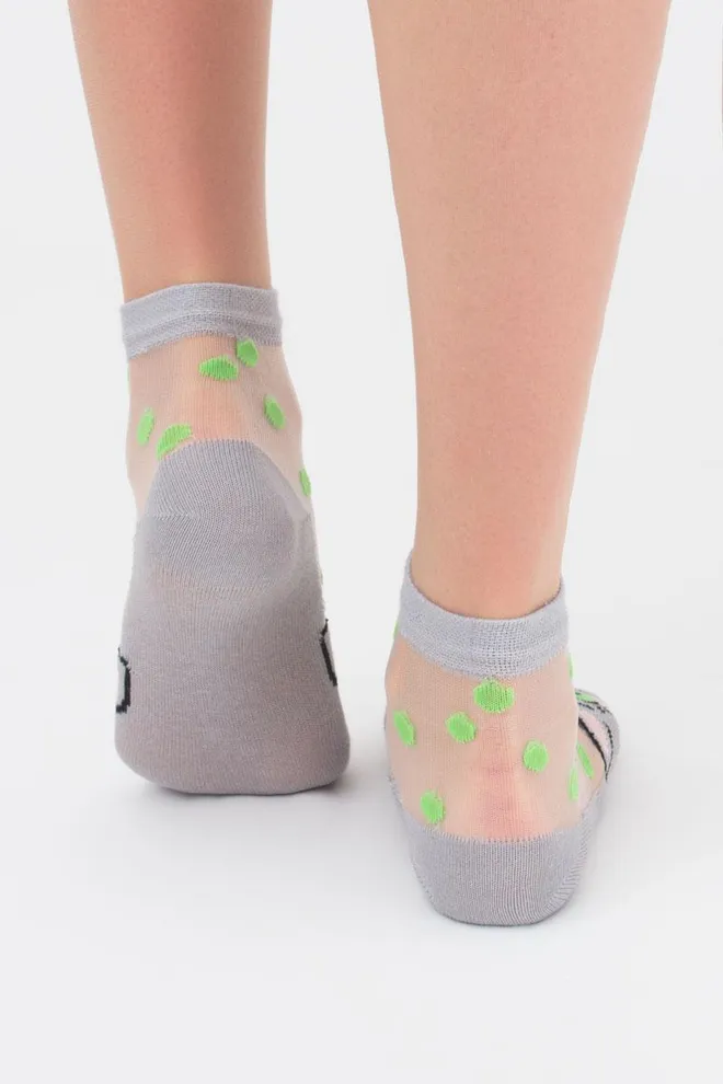 Носки детские классические с котами Ks3 cristal 013 Giulia (silver)