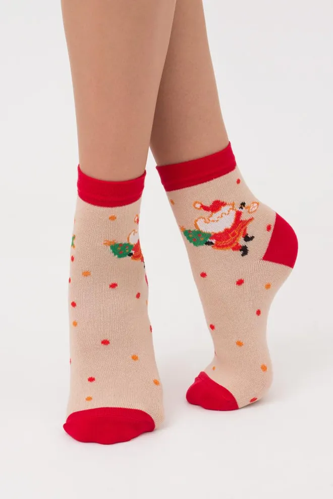 Носки детские новогодние KS2 New Year 2109 Giulia (powder puff)