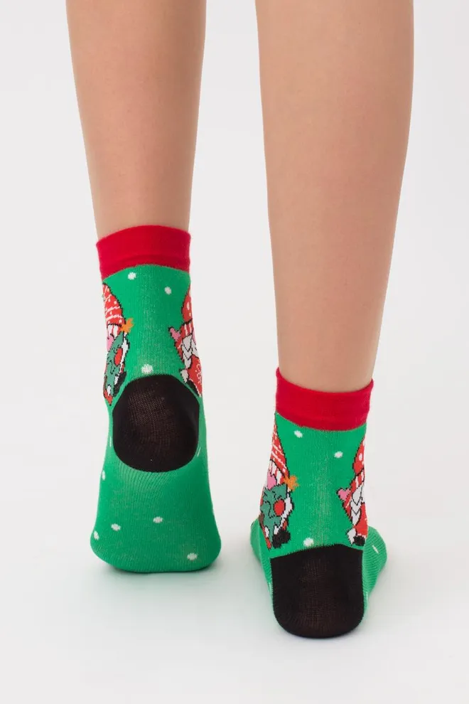 Носки детские новогодние KS2 New Year 2110 Giulia (island green)