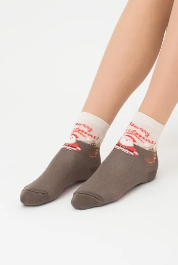 Носки детские классические с рисунком Ks3 New Year 2305 Giulia (haze)