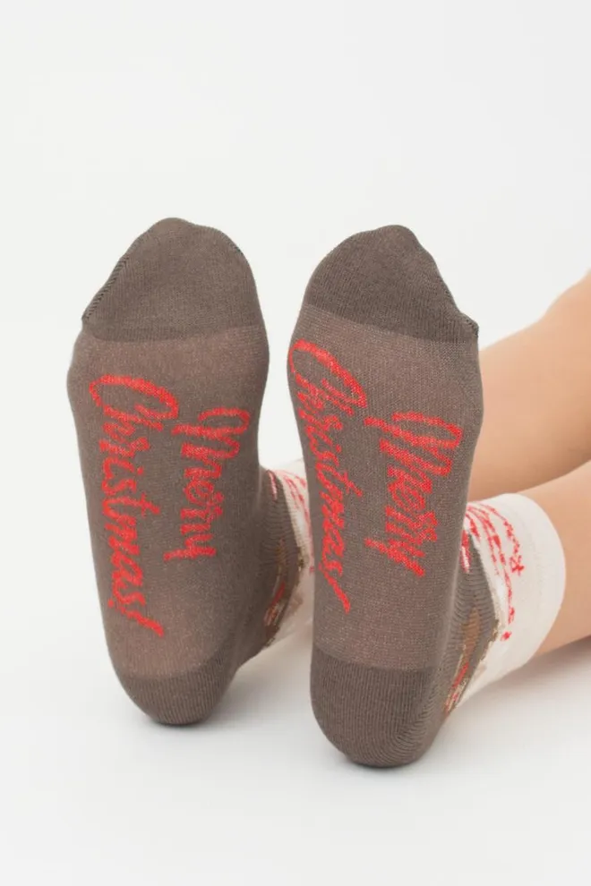 Носки детские классические с рисунком Ks3 New Year 2305 Giulia (haze)