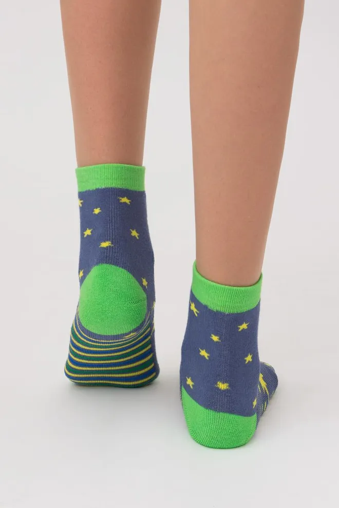 Носки детские короткие с махрой Ks3 terry 008 Giulia (jeans)