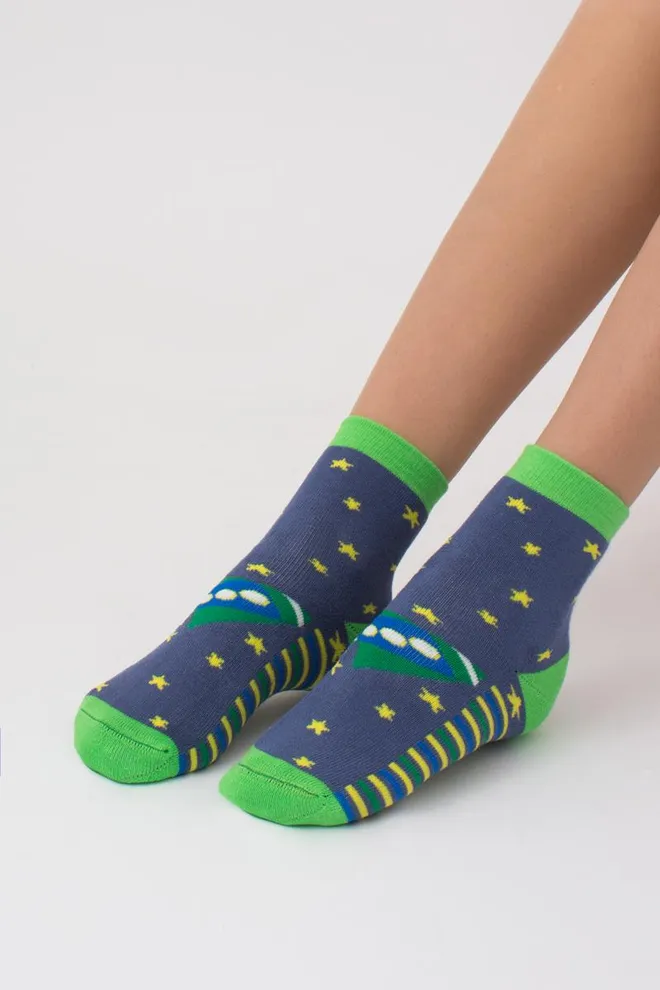 Носки детские короткие с махрой Ks3 terry 008 Giulia (jeans)