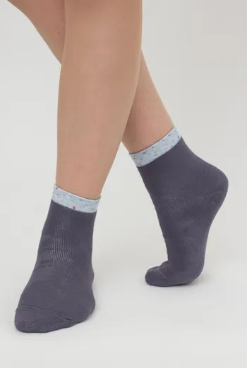 Носки детские классические с махрой Ks3 Terry 013 Giulia (steel), серый Носки детские классические с махрой Ks3 Terry 013 Giulia (steel), серый