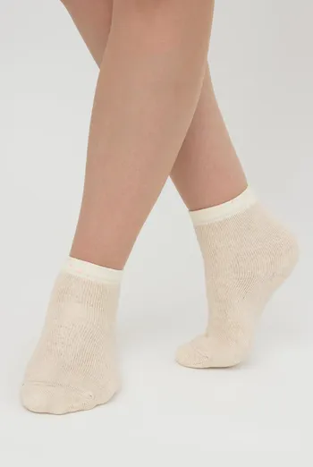Носки детские классические с махрой Ks3 Terry 013 Giulia (panna melange), бежевый
