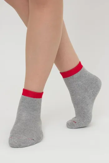 Носки детские классические с махрой Ks3 Terry 013 Giulia (light grey melange), серый Носки детские классические с махрой Ks3 Terry 013 Giulia (light grey melange), серый