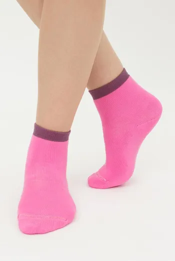 Носки детские классические с махрой Ks3 Terry 013 Giulia (deep pink), розовый Носки детские классические с махрой Ks3 Terry 013 Giulia (deep pink), розовый