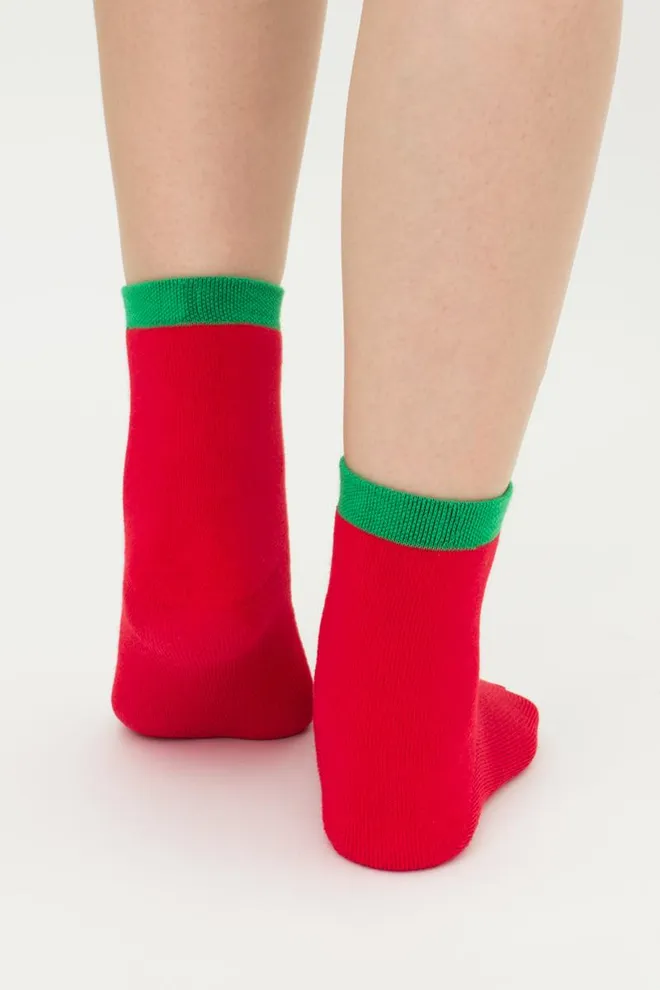 Носки детские классические с махрой Ks3 Terry 013 Giulia (red)