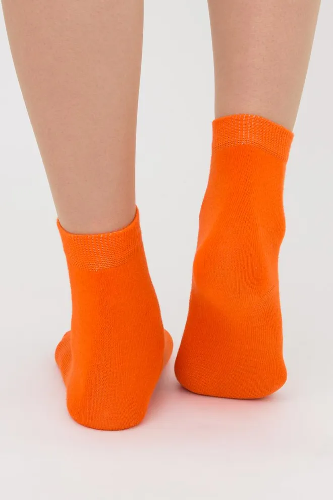 Шкарпетки дитячі класичні однотонні KSL color Giulia (orange)