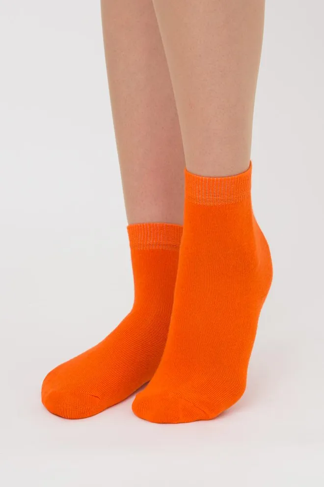 Шкарпетки дитячі класичні однотонні KSL color Giulia (orange)