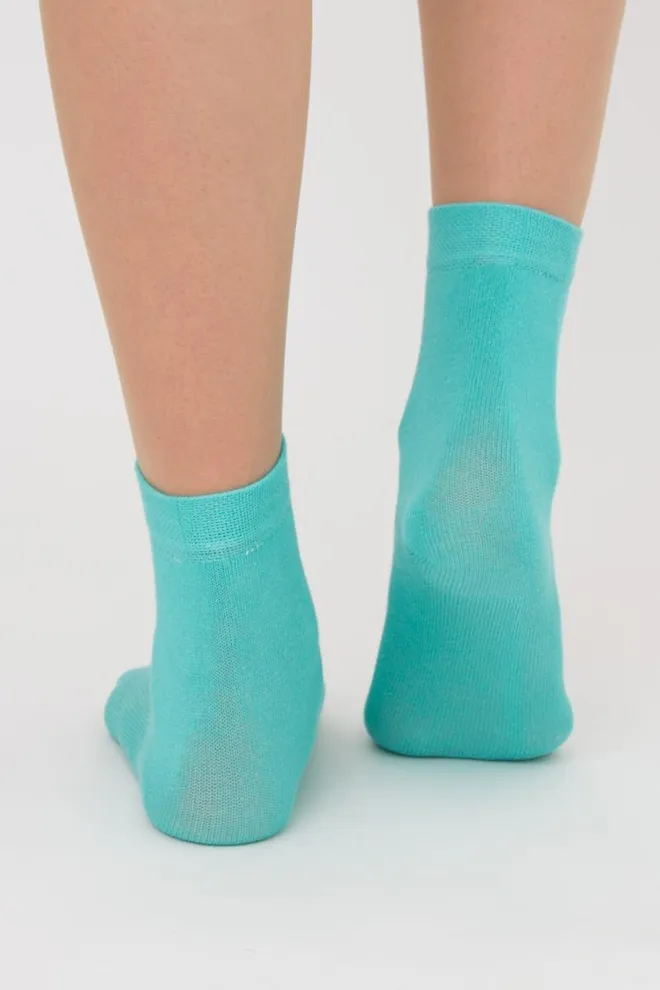Шкарпетки дитячі класичні однотонні KSL color Giulia (mentol)