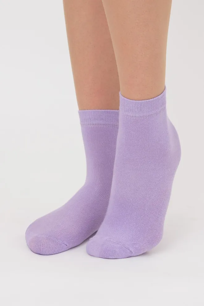 Шкарпетки дитячі класичні однотонні KSL color Giulia (lilac)